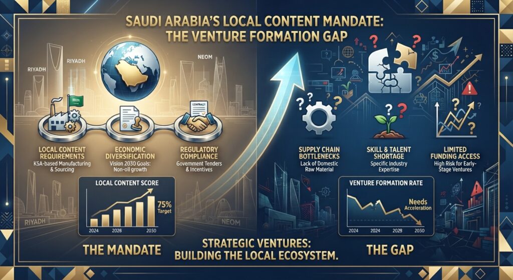 Saudi Arabia's Local Content Mandate: The Venture Formation Gap