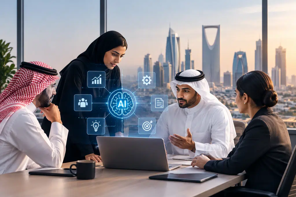 AI Collaboration in a Gulf Boardroom